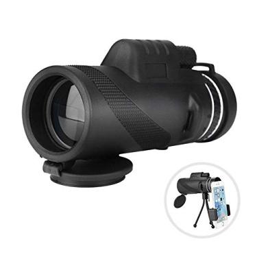 Imagem de Telescópio monocular, telescópios de alta potência, zoom super teleobjetivo de 40 x 60 para observação de pássaros em viagens, shows, jogos de futebol para observação de pássaros adultos, binóculos de