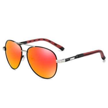 Imagem de JRLLFD Óculos de sol da moda masculinos polarizados com revestimento uv400 metal (5)