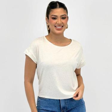 Imagem de Blusa Malwee Ampla Manga Curta Feminina-Feminino