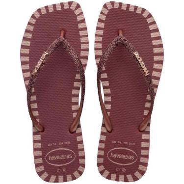 Imagem de Chinelo Havaianas Slim Square Glitter Contour - Feminino-Feminino
