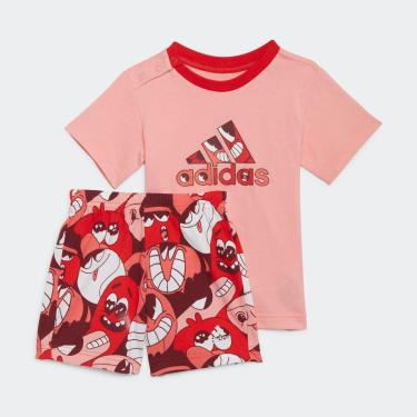 Imagem de Conjunto Estampado Summer Ball - adidas HF1966-Unissex