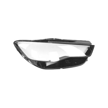 Imagem de Carro l/r farol sombra transparente capa escudo lente auto abajur de vidro transparente tampa do escudo compatível com audi a6 c7 2016-2018(Right)