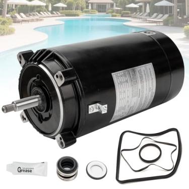 Imagem de VODCACA Kit De Motor De Bomba De Piscina Ust1152 1,5 Hp, 115/230 V, Substituição De Motor De Bomba De Piscina De Flange Redonda Para Bombas Hayward/Super Pump/Super Ii/Northstar E Jacuzzi Magnum