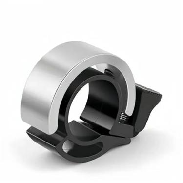 Imagem de Sino de bicicleta clássico - buzina de segurança giratória para adultos, crianças e mulheres, buzina de aviso de ciclismo universal e acessório de equipamento(Silver-single 22-1pc)