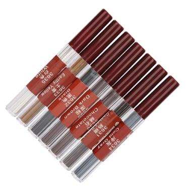 Imagem de Naroote Lápis Mecânico Colorido de 2,0 Mm Leva Núcleo de Desenho Durável para Design de Engenharia, 8 Unidades/Cilindro, Chocolate Cozido Marrom Preto Amarelo Terroso Cinza Frio Branco Marrom