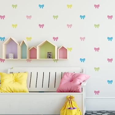 Imagem de Adesivo de Parede de Laços Coloridos Candy Colors 56un 4m²