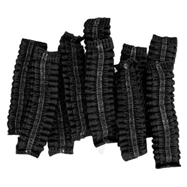 Imagem de Generic Earpad Extensível Descartável Cobre Protetor de Qualidade de Som para a Maioria Dos Fones de Ouvido, 100 Peças para Internet Cafés Hospitais (Preto)