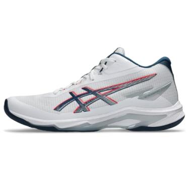 Imagem de Asics Tênis masculino Netburner Ballistic Ff Mt 4, Branco/azul mako, 42