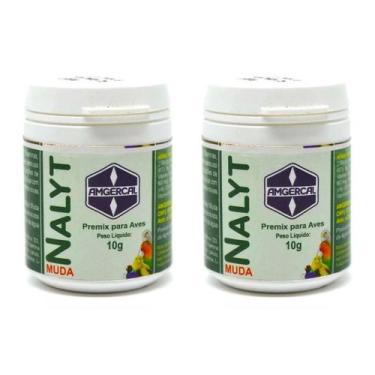Imagem de Combo 2 Nalyt Muda Amgercal Premix para Aves - 10 g