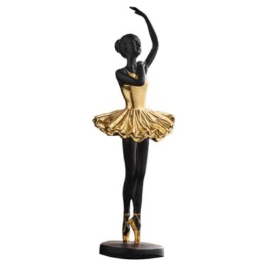 Imagem de KiBcsLic Estátua de Bailarina, Figura de Dançarina de Balé, Escultura de Arte Moderna em Resina para Decoração de Estante, Lareira, Armário, Presente de, 85x85x275cm