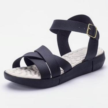 Imagem de Sandália Feminina Uniflex Ortopédica Pra Esporão e Fascite Plantar Mas