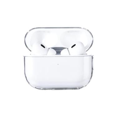 Imagem de Lunivop Compatível com AirPods Pro 3 Capa 2025 3ª geração transparente PC antiamarelamento transparente reduzida proteção total mulheres homens capas para AirPods Pro3 (transparente)