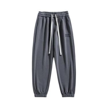 Imagem de Calças Jogger Masculinas Largas De Algodão E Poliéster 8XL 7XL 6XL, Es