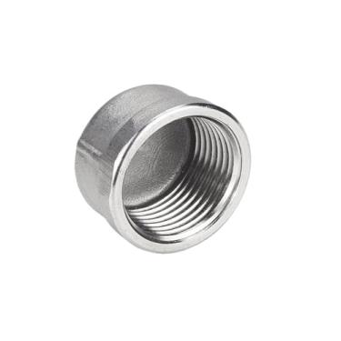 Imagem de Porta de fio de aço inoxidável NPT fio interno plugue de tubo redondo/anteparo de rosca de fio interno SUS304(G1-1/2)