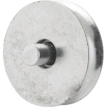 Imagem de Roldana para Portão 3" Tipo U Aço Zincado R.Pino Vonder