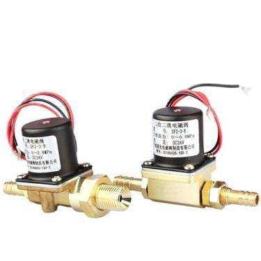 Imagem de DF2-3-B DC24V, AC36V, AC220V bidirecional de duas posições para gás co2, máquina de solda a gás argônio, válvula solenoide (cor: M14 x 1,5, Tamanho: AC220V)
