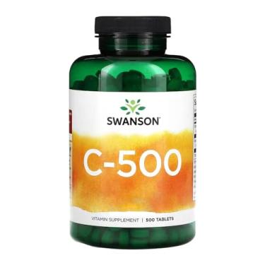 Imagem de Vitamina C-500 e Rosa Mosqueta Swanson 100 Tab Importado