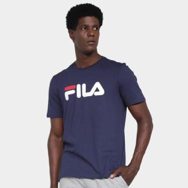 Imagem de Camiseta Fila Letter Premium III Masculina, Marinho, G
