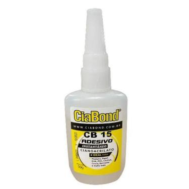 Imagem de Cola Adesivo Instantâneo Cb 15 Ciabond 50G Anti Entupimento