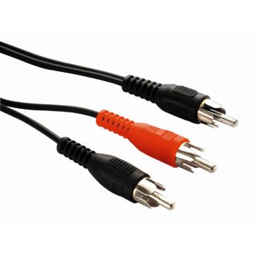 Imagem de Cabo de Audio Y RCA 1 RCA x 2 RCA RCA 1,8mts PT1526