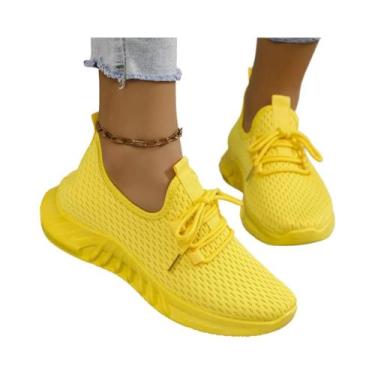 Imagem de Tênis Casuais Femininos De Verão Respiráveis Em Malha, Sapatos Vulcani