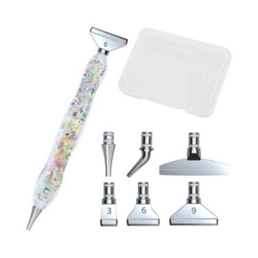 Imagem de Conjunto De Canetas Luminosas 5D Para Pintura Diamante Com Pontas De R