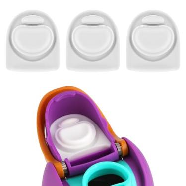 Imagem de ZUGHXMS 3 peças de rolha de substituição compatíveis com Owala FreeSip 16/19/24/25/32/1,134 g, tampa superior de garrafa de água, tampa de vedação, tampa de vedação, peças de substituição acessórios