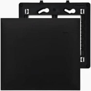 Imagem de Placa 4x4 cega Pial Plus+ Legrand preto acetinado 618510pt