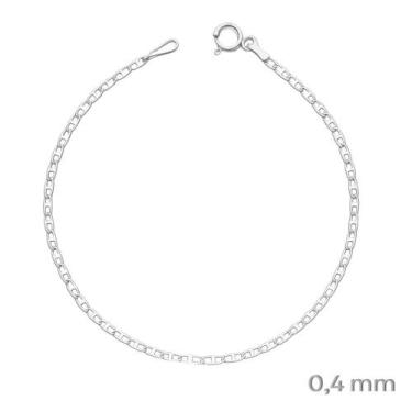 Imagem de Pulseira Piastrine em Prata 925 - MIT Joias, 0, 4 mm