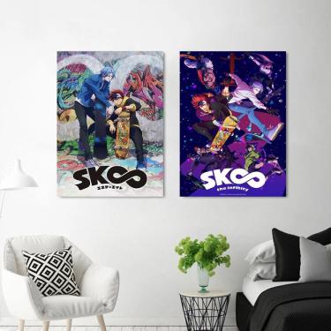 Imagem de Conjunto de pintura de pôster SK8 the Infinity Anime Wall Art 40x60cm