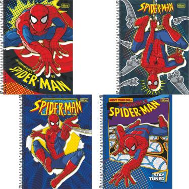 Imagem de CADERNO CAPA DURA UNIVERSITÁRIO SPIDER MAN FIT 10M 160FLS