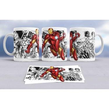 Imagem de Caneca Personalizada HOMEM DE FERRO - IRON MAN - Hq - 325ml - ABRAKADA