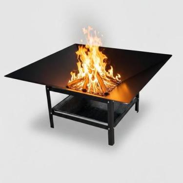 Imagem de Lareira 70cm p/ Jardim Fogueira Externa Portatil a Lenha - Lazer e Voc
