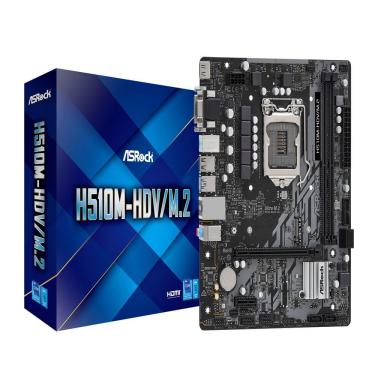 Imagem de Placa Mãe Asrock Lga1200 H510m-hdv-m.2 2xddr4 3200mhz...