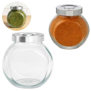 Imagem de Pote Vidro 480ml Conserva Redondo Tampa P/ Restaurante - Freecom