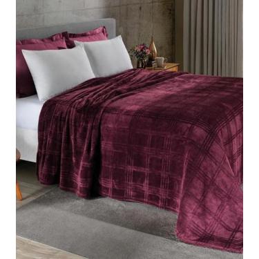 Imagem de Cobertor Flannel Casal Lar E Lazer Vermelho, UN, Vermelho