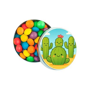 Imagem de Latinha Lembrancinha Personalizada Cactos Fofos