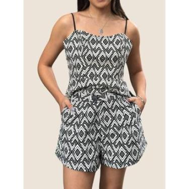 Imagem de Short Feminino Tribale Chic Colcci Cor:;Tamanho:40-Feminino