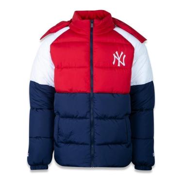Imagem de JAQUETA PUFFER MLB NEW YORK YANKEES CORE VERMELHO/MARINHO NEW ERA-Masculino