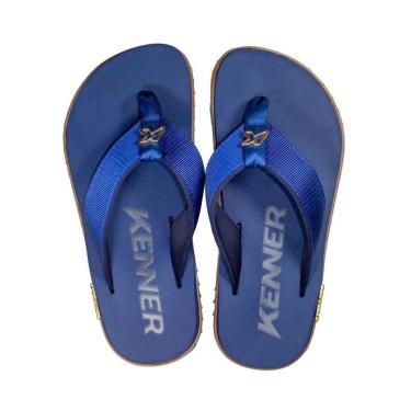 Imagem de Chinelo Sandália Kenner Kivah Gold Azul-Masculino
