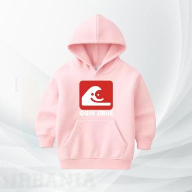 Imagem de Moletom Infantil Premium Quik Smile Moleton estampado Menino Menina Inverno Blusão Casaco de frio-Unissex