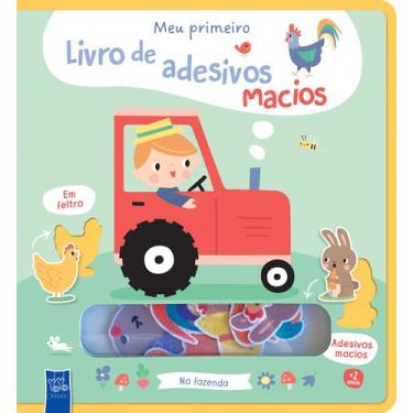 Imagem de Livro - Meu primeiro livro de adesivos macios - Na fazenda