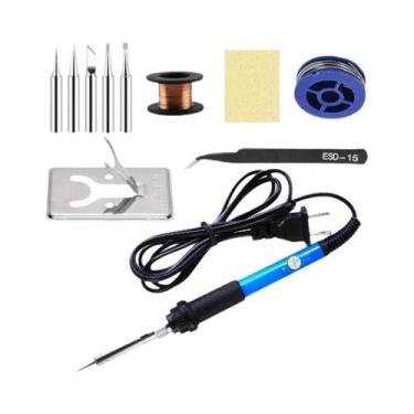 Imagem de Ferro De Solda Elétrico 220V 60W Com Temperatura Ajustável, Estação De