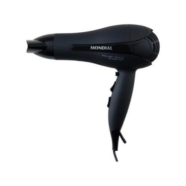 Imagem de Secador de cabelo Power Shine Black SC13 Preto 220V Mondial, Preto, 22