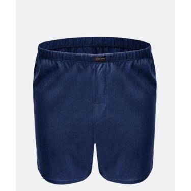 Imagem de Cueca Masculina Samba Canção Básica Underwear-43005, Azul, GG
