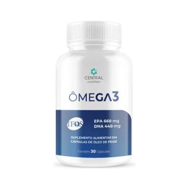 Imagem de Ômega 3 Ifos 660mg Epa 440mg Dha Central Nutrition 30 Caps Sabor:Sem S