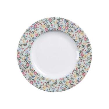 Imagem de Prato Sobremesa Tramontina Dalina 21cm Em Porcelana Decorada