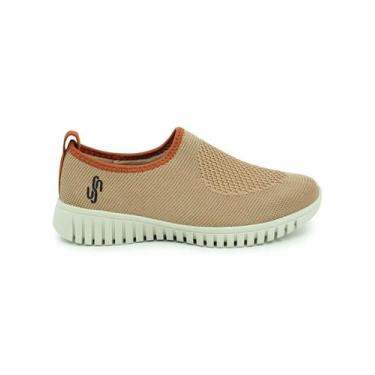 Imagem de Tênis Feminino Slip On Usaflex Sem Cadarço Casual Confortável Original