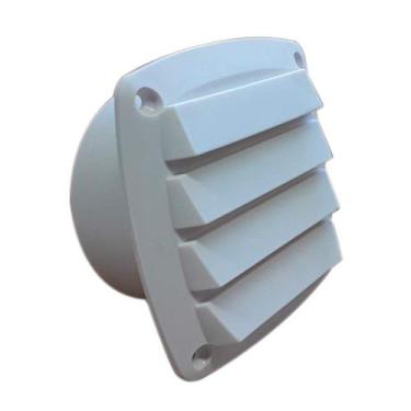 Imagem de Saída de Ar Plástico Branco 4 Polegadas Plastimo