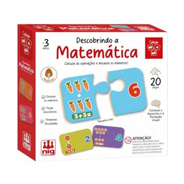 Imagem de Mad. Be A Bá - Descobrindo A Matemática - 20 Peças, Nig Brinquedos